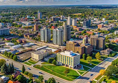 Brampton skyline